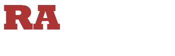 white logo of RA Perfection Construction